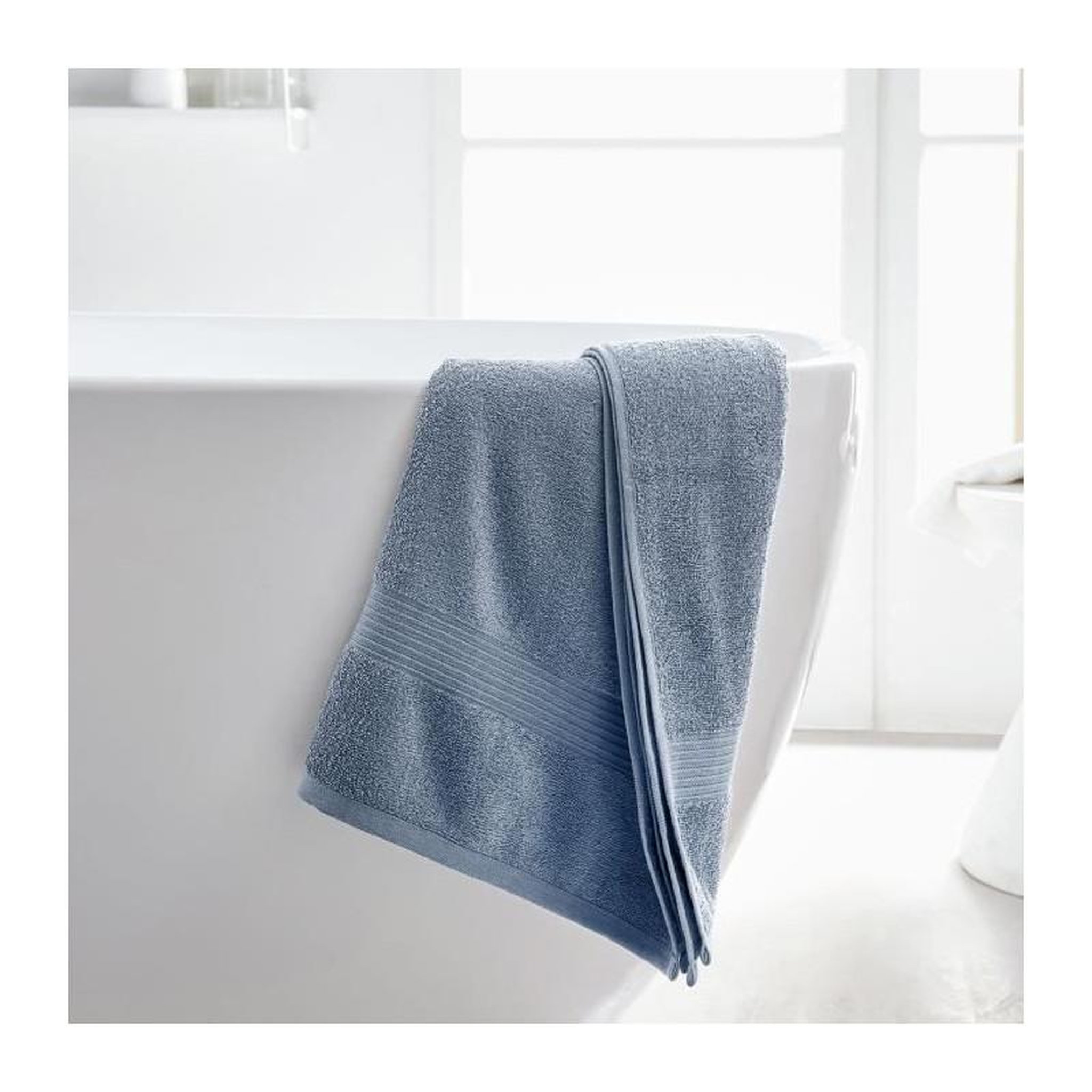Voir la diapositive 2 : Today Drap de Bain TODAY 70x130 cm 100% Coton - Denim