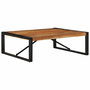 Voir la diapositive 1 : VIDAXL Table basse 100x100x35 cm bois massif acacia