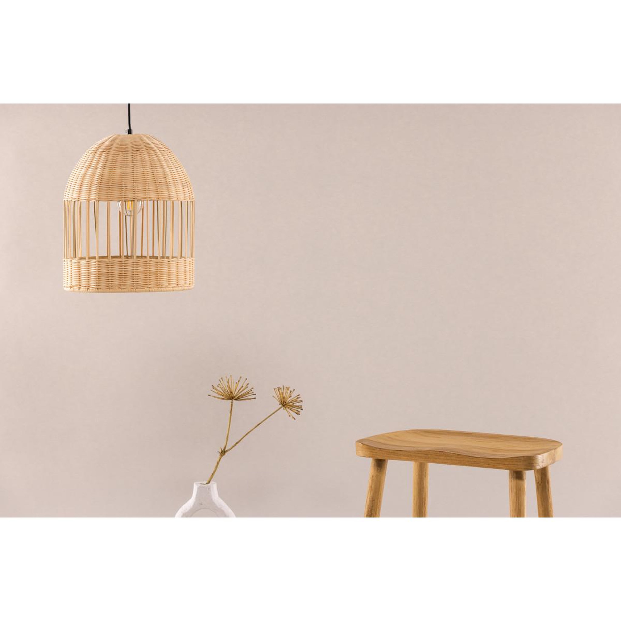 Voir la diapositive 6 : Paris Prix Lampe Suspension en Rotin  Alsback  35cm Naturel