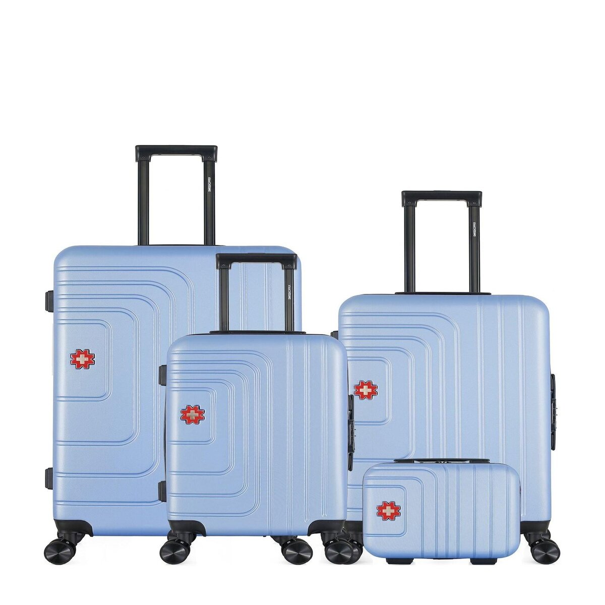 SWISS KOPPER SWISS KOPPER - LOT DE 4 - Valises grand format, weekend, cabine et vanity RUTI