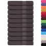 Voir la diapositive 2 : VIDAXL Serviettes de sauna 25 pcs anthracite 80x200 cm 100% coton