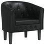 Voir la diapositive 2 : VIDAXL Chaise cabriolet noir similicuir