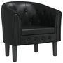 Voir la diapositive 2 : VIDAXL Chaise cabriolet noir similicuir
