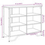 Voir la diapositive 6 : VIDAXL Buffet chene sonoma 91x35,5x74,5 cm bois d'ingenierie