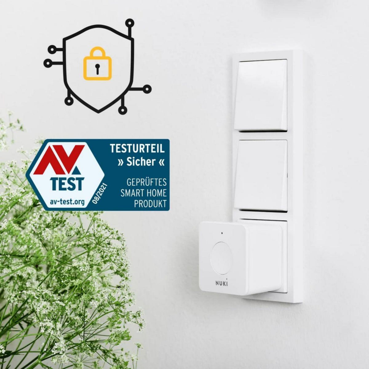 NUKI Accessoire serrure connectée Pont pour Smart Lock Bridge White