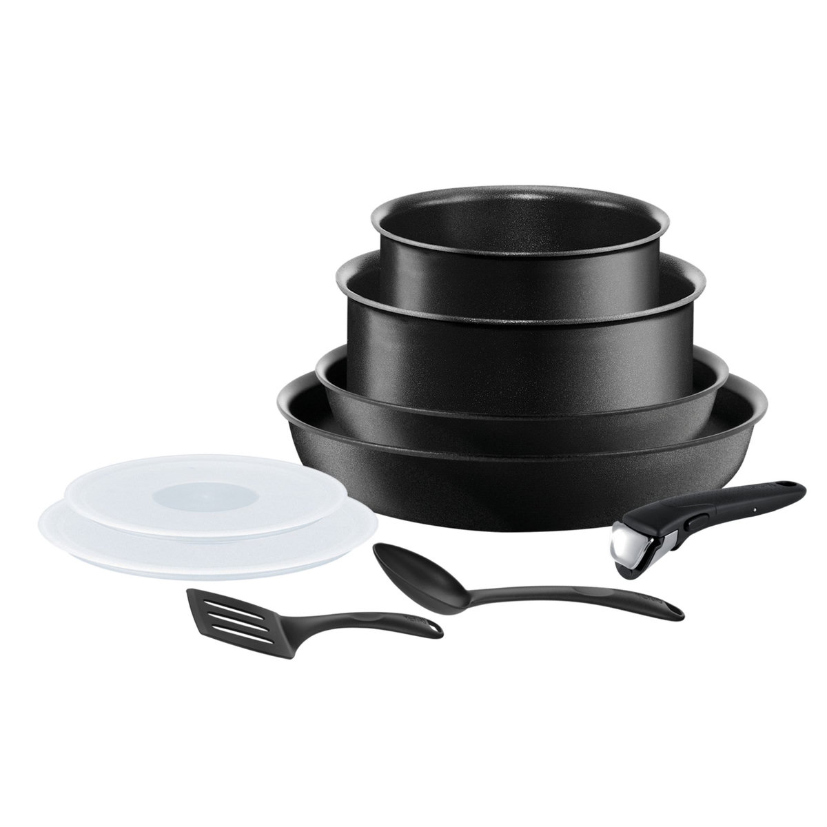 TEFAL Batterie de cuisine induction 9 pièces INGENIO PERFORMANCE noir