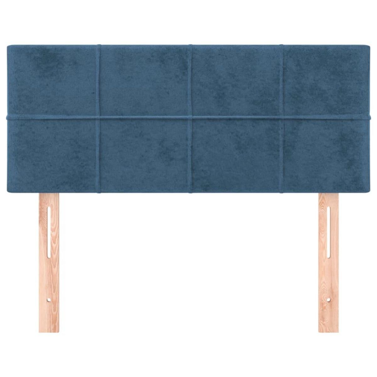 VIDAXL Tete de lit Bleu fonce 80x5x78/88 cm Velours