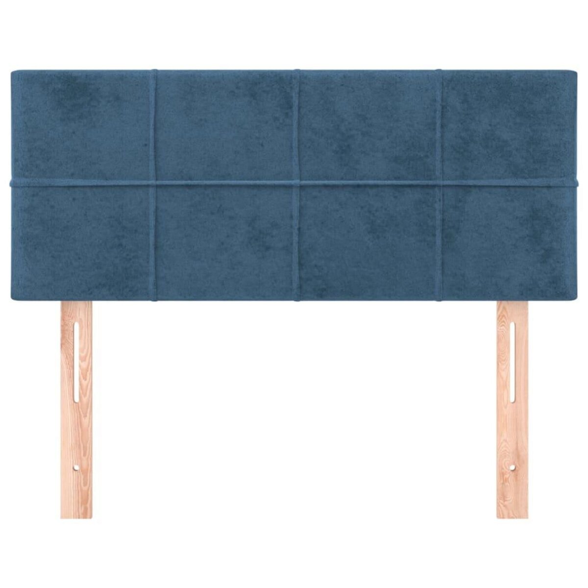 VIDAXL Tete de lit Bleu fonce 80x5x78/88 cm Velours