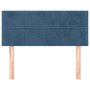 Voir la diapositive 3 : VIDAXL Tete de lit Bleu fonce 80x5x78/88 cm Velours