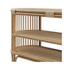 Voir la diapositive 6 : MAISON PAVANE Console 140 cm en rotin naturel avec étagères-Marthe