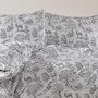 Voir la diapositive 3 : Home collection Parure housse de couette 100% coton 57 fils Imprimé - Florinda