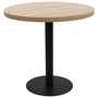 Voir la diapositive 1 : VIDAXL Table de bistro Marron clair 80 cm MDF