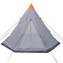 Voir la diapositive 2 : VIDAXL Tente pour 4 personnes Gris