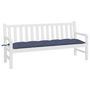Voir la diapositive 3 : VIDAXL Coussin de banc de jardin bleu marine 180x50x7 cm tissu oxford