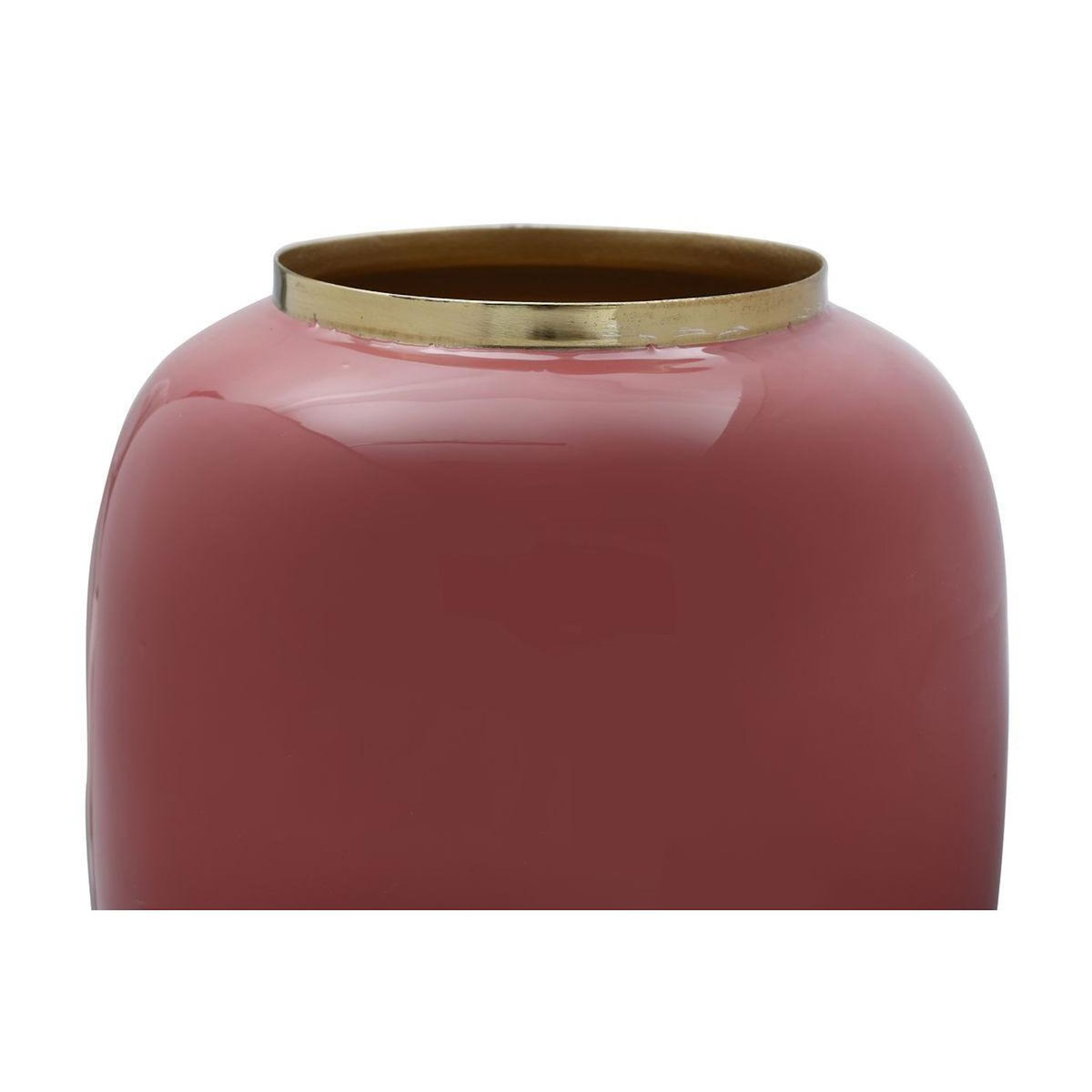 Paris Prix Vase Rond Design  Bynta  17cm Corail & Or