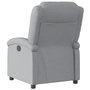 Voir la diapositive 5 : VIDAXL Fauteuil inclinable Gris clair Tissu