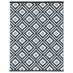 ID MARKET Tapis extérieur BAHAMAS noir 270 x 470 CM
