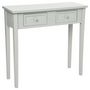 Voir la diapositive 2 : Console 2 tiroirs en bois L80cm PARME