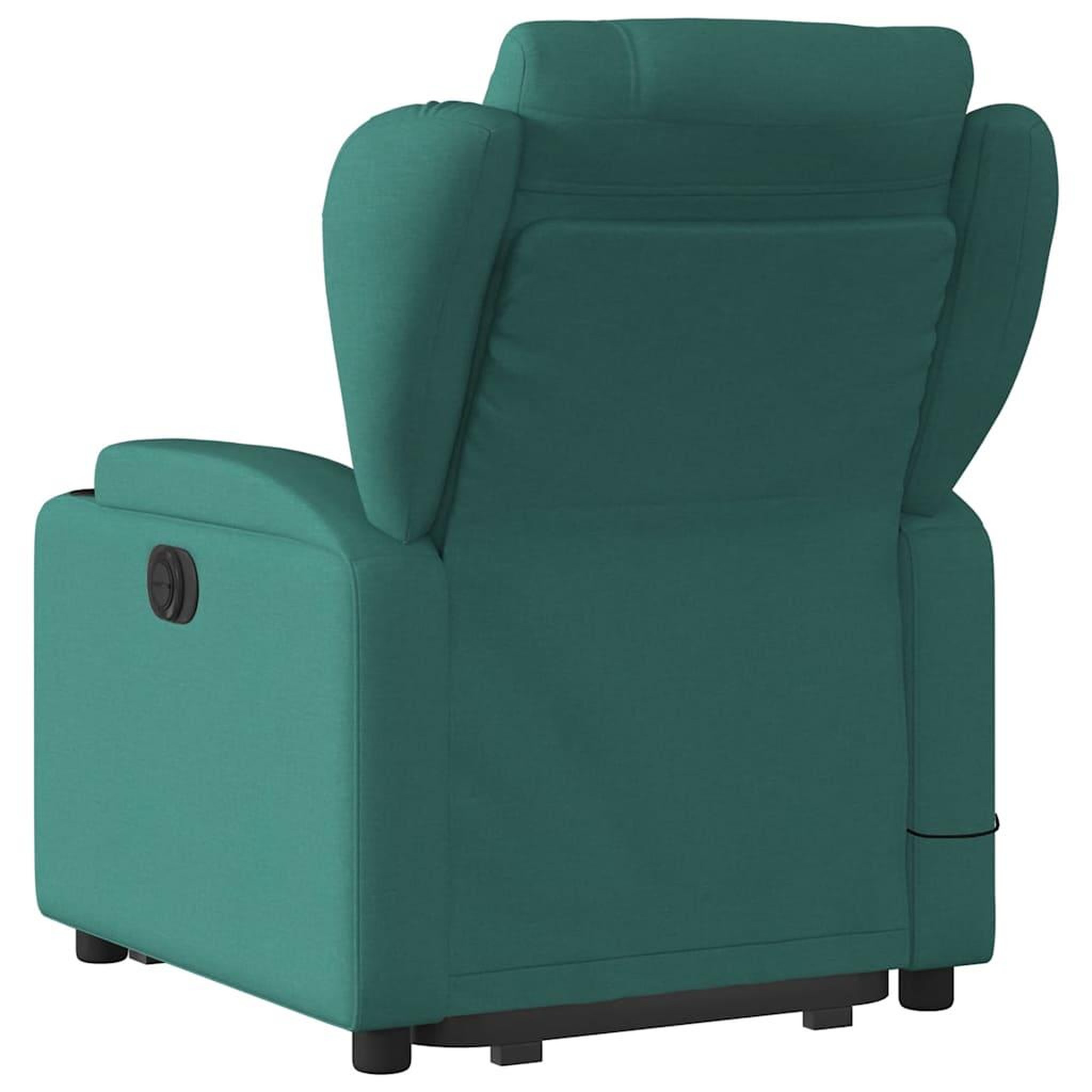 Voir la diapositive 5 : VIDAXL Fauteuil inclinable de massage Vert fonce Tissu