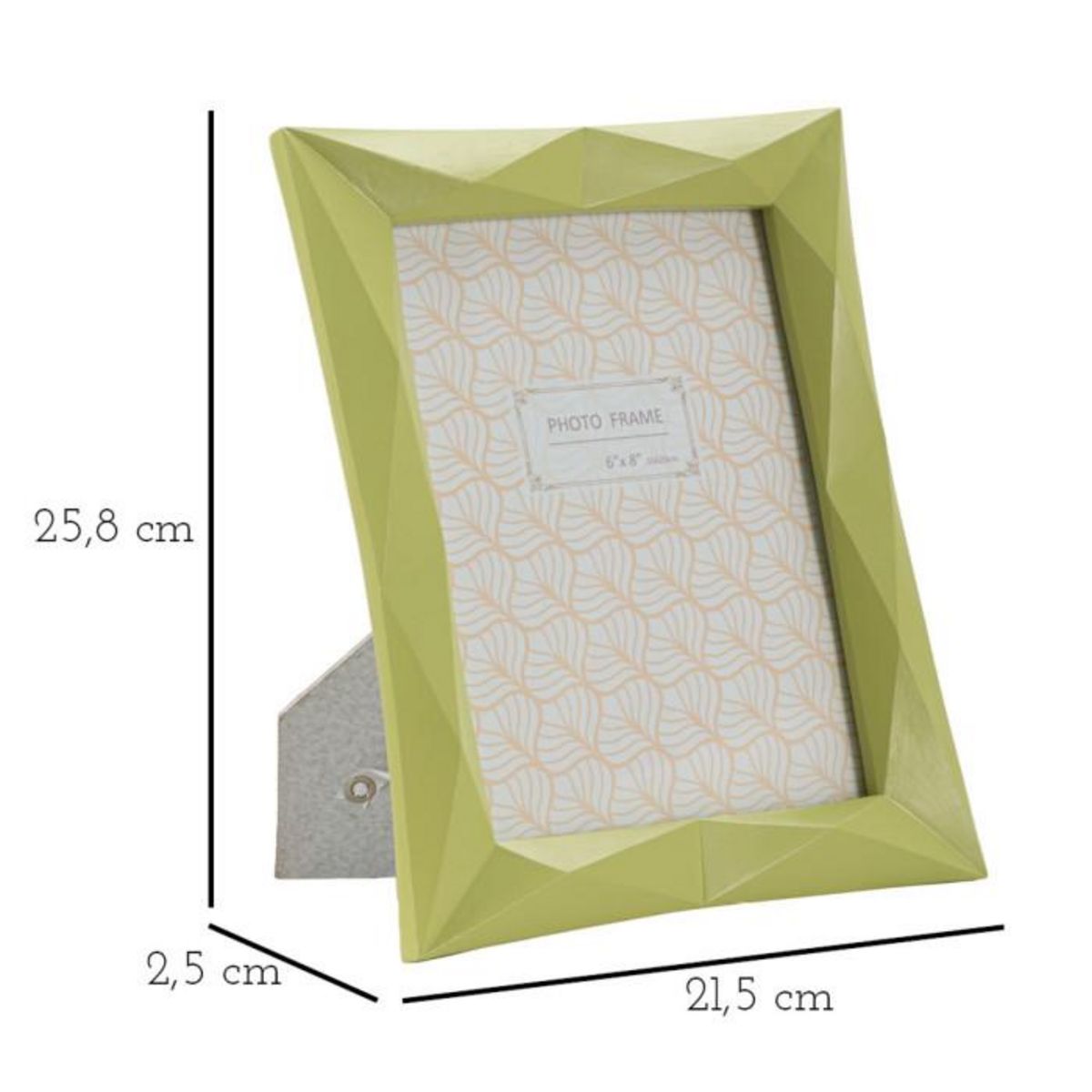 Paris Prix Cadre Photo Déco en Résine  Greeny  15x20cm Vert
