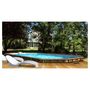 Voir la diapositive 2 : WATERCLIP Piscine en bois longitudinale 890x420x129 CALAYAN