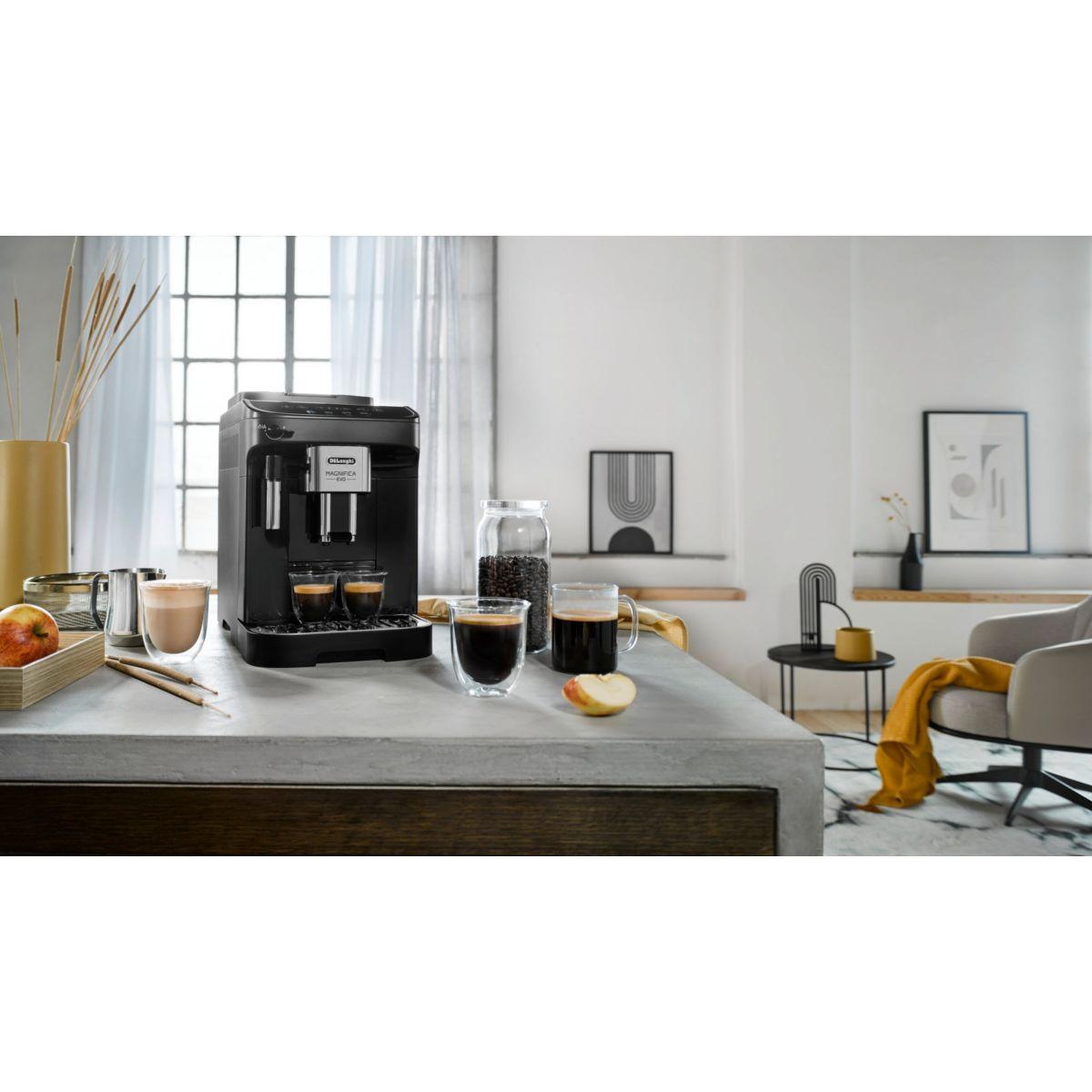 Voir la diapositive 3 : DELONGHI Expresso broyeur magnifica evo feb2921.b noir