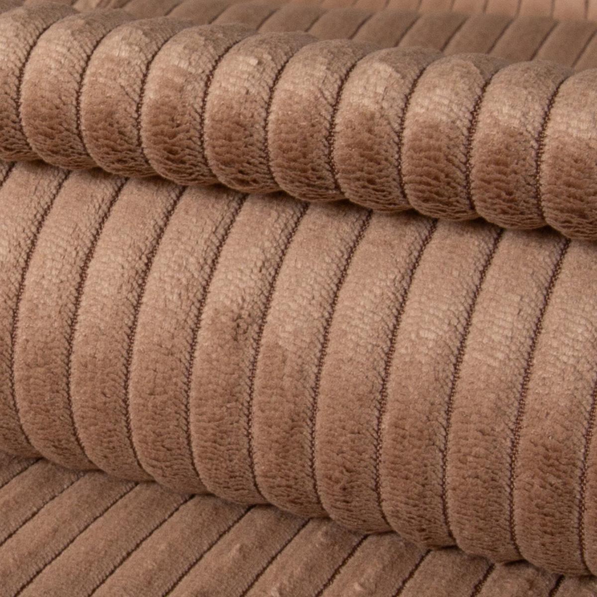 Voir la diapositive 4 : MATELAS POUR TOUS Matelas pour tous | lot de 2 coussins velours côtelé malo | marron