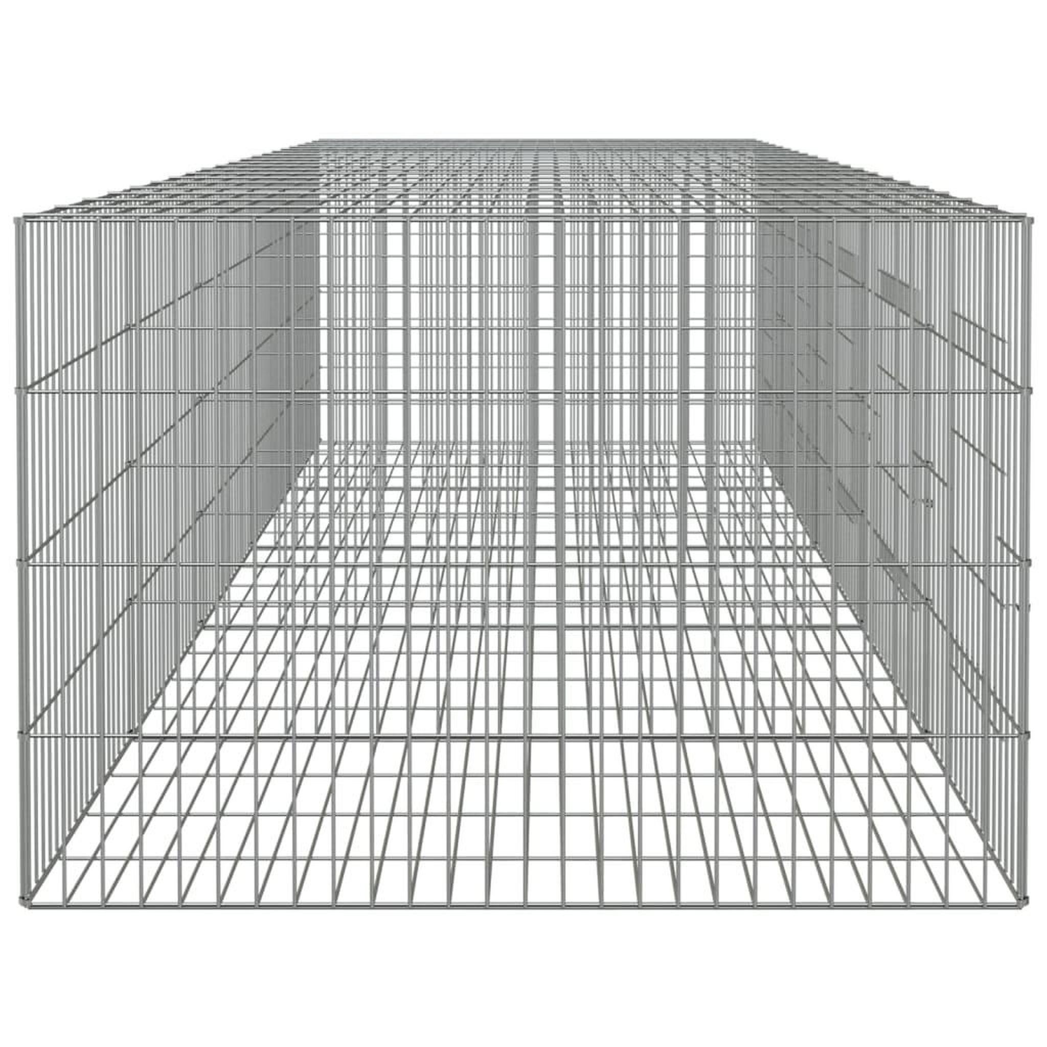Voir la diapositive 5 : VIDAXL Cage a lapin 5 panneaux 273x79x54 cm Fer galvanise