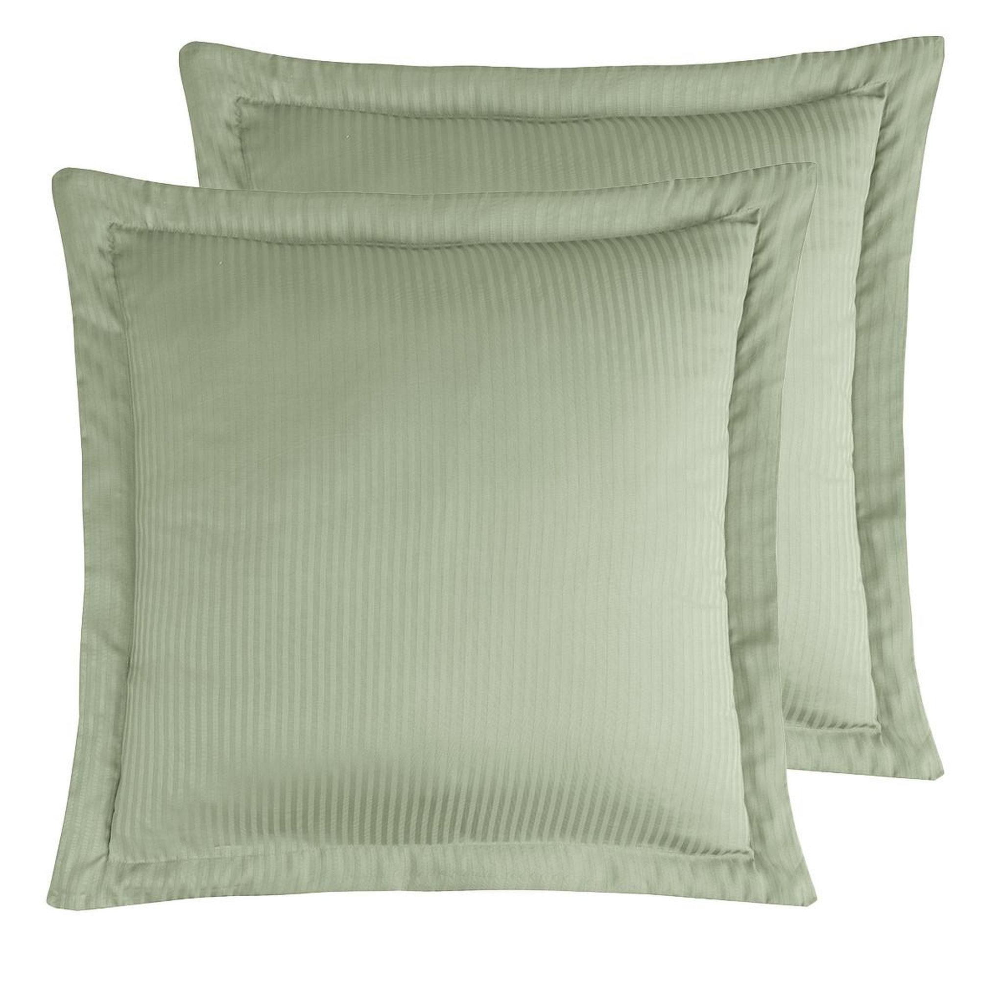 Voir la diapositive 4 : Sensei Maison Parure housse de couette rayée satin + 2 taies 65x65 cm VERSALUXE