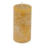 Voir la diapositive 1 : Paris Prix Bougie Pilier Déco  Rustique  10cm Jaune