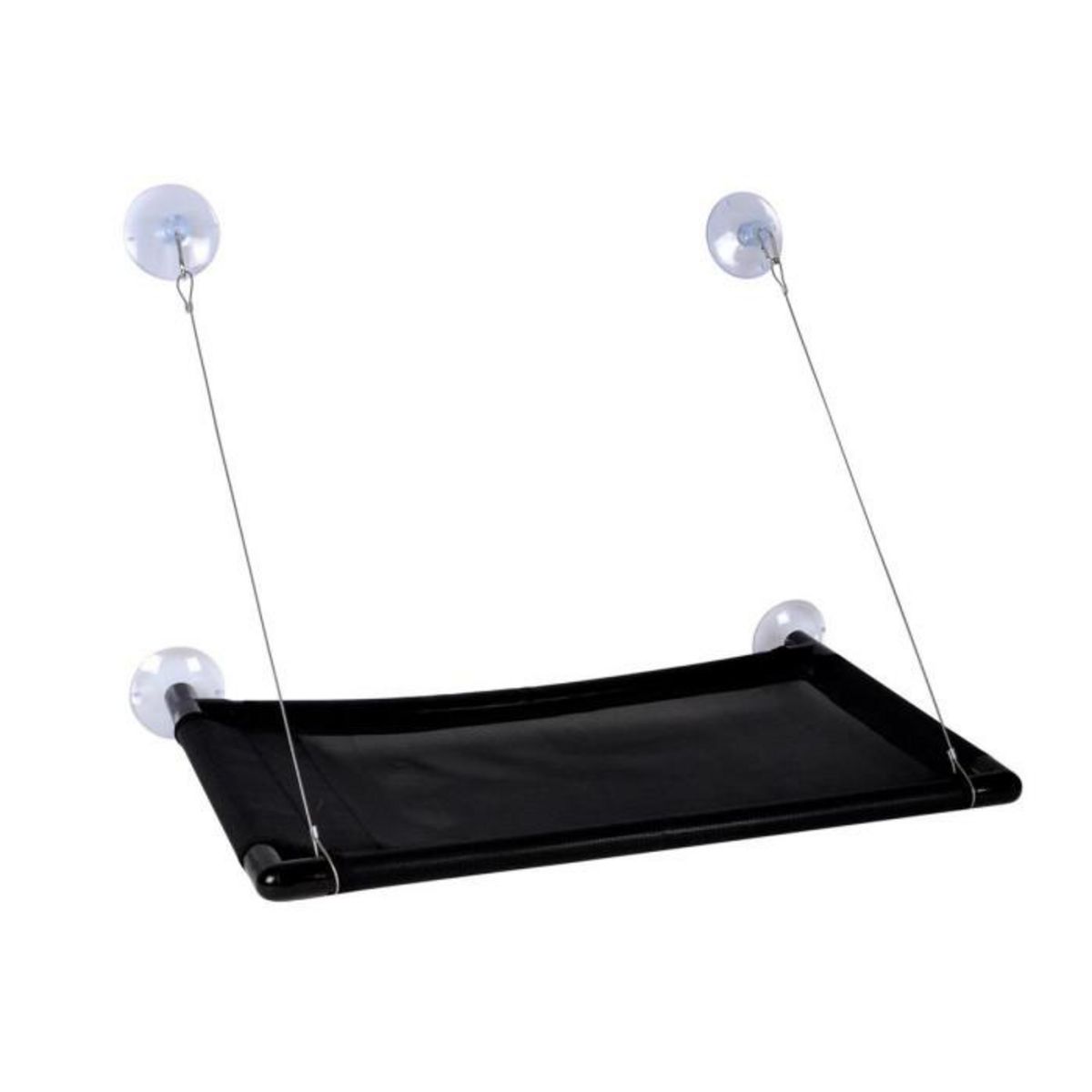 Paris Prix Hamac de Fenêtre pour Chat  Confort  66cm Noir