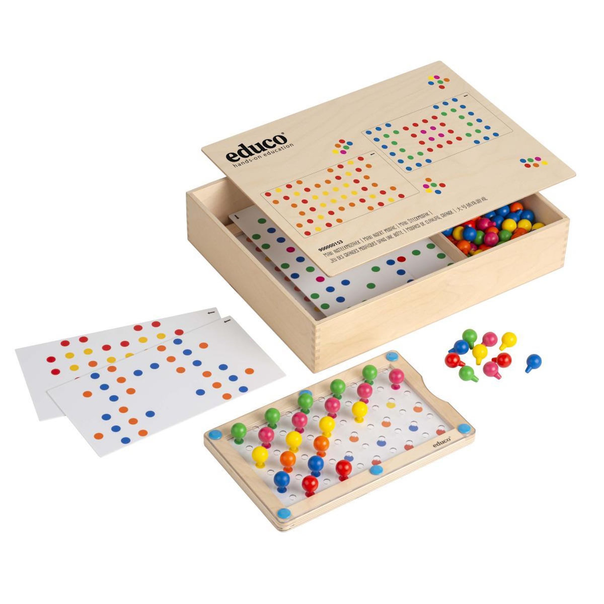 EDUCO Formes et couleurs - grandes mosaïques - jeu Montessori