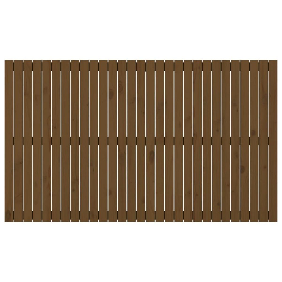 VIDAXL Tete de lit murale Marron miel 185x3x110 cm Bois massif de pin