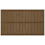Voir la diapositive 4 : VIDAXL Tete de lit murale Marron miel 185x3x110 cm Bois massif de pin