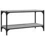 Voir la diapositive 2 : VIDAXL Meuble TV Sonoma gris 80x33x41 cm Bois d'ingenierie et acier