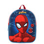 Voir la diapositive 1 : MARVEL Sac maternelle bleu et rouge 3D Spiderman