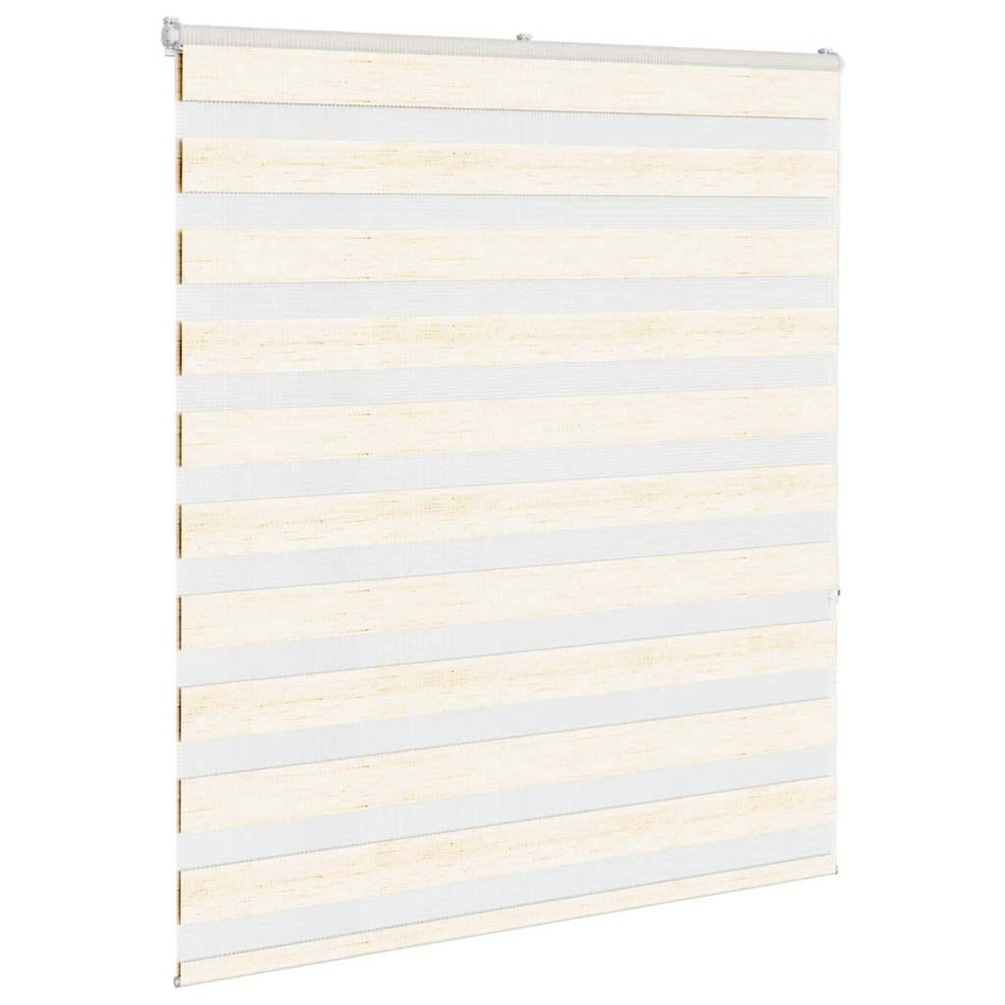 Voir la diapositive 3 : VIDAXL Store zebre beige marbre largeur du tissu 125,9 cm polyester