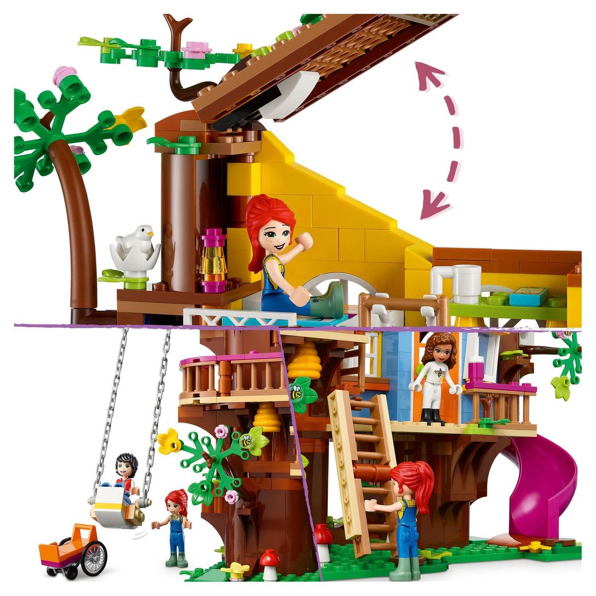 LEGO Friends 41703 - La Cabane de l&rsquo;Amitié dans l&rsquo;Arbre