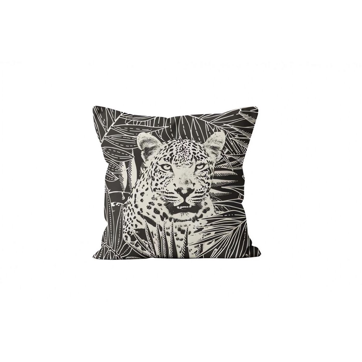 SOLEIL D'OCRE Coussin déco pur coton SAFARI, par Soleil d'Ocre