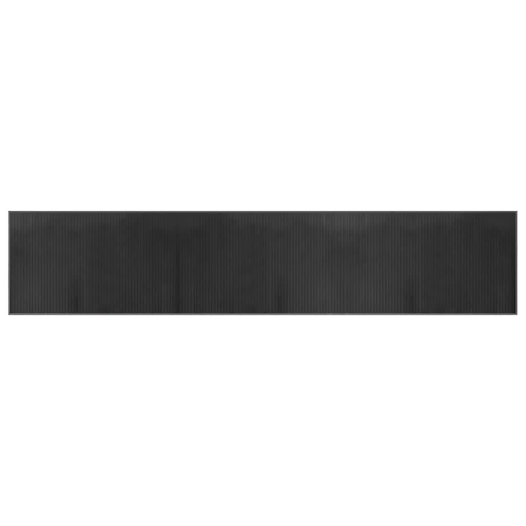 Voir la diapositive 2 : VIDAXL Tapis rectangulaire gris 60x300 cm bambou