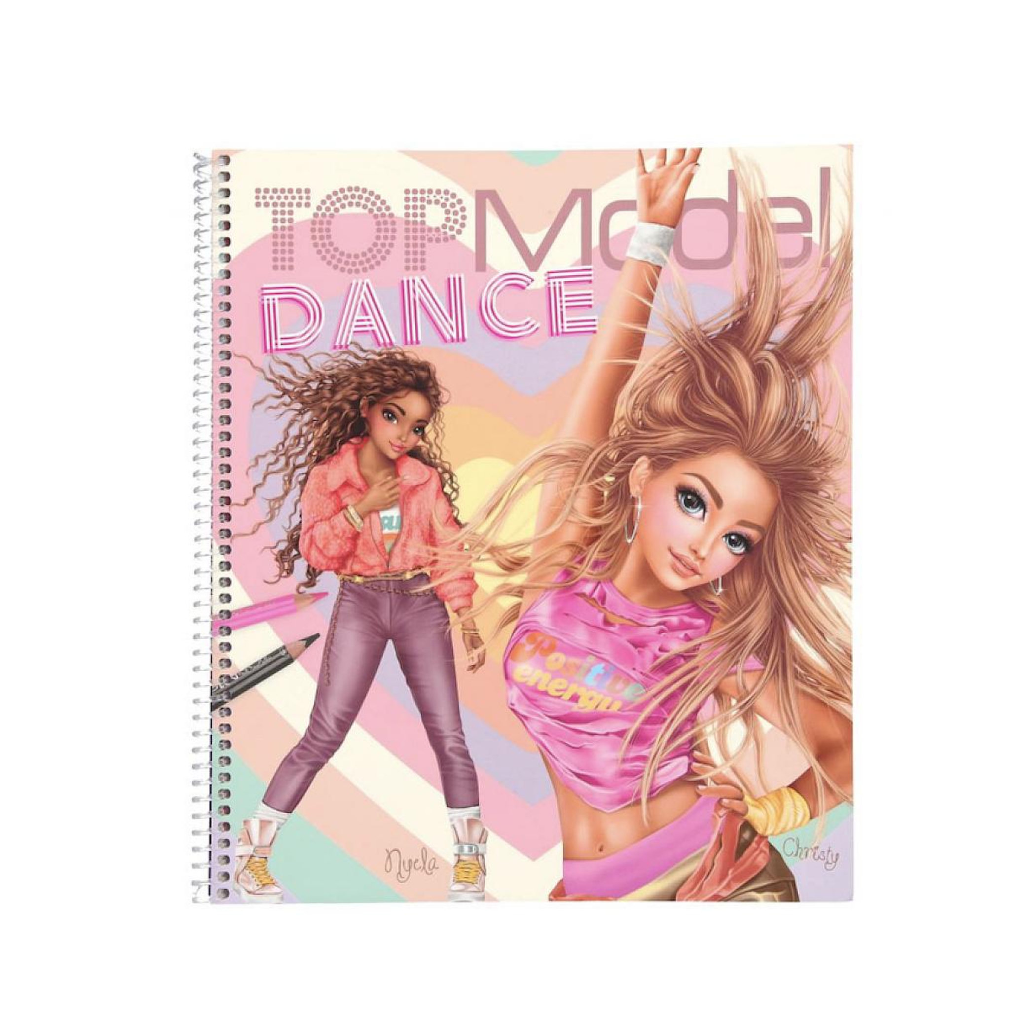 Voir la diapositive 1 : TOP MODEL Album a colorier avec stickers -  - Depesche