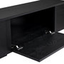 Voir la diapositive 4 : Habitat et Jardin Meuble TV en bois  Onera  - 180 x 30 x 50 cm - Bois Noir / Noir