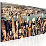 Paris Prix Tableau Imprimé  Panorama of New York. Coloris disponibles : Multicolore