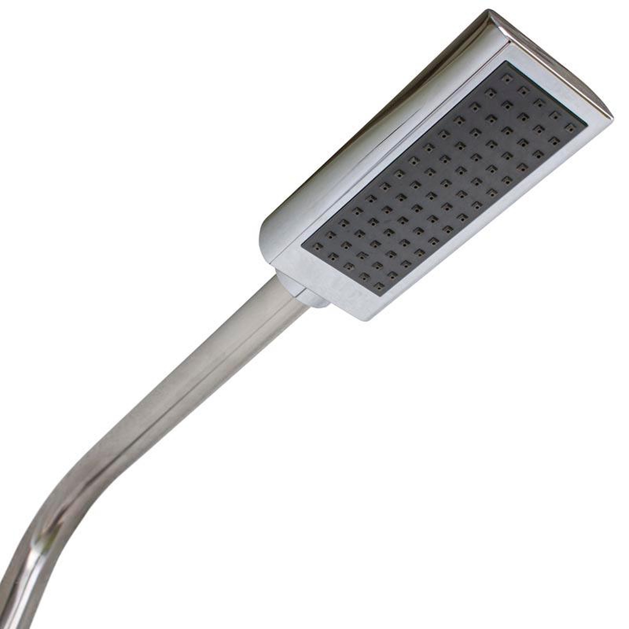 GRE Douche de jardin en acier inoxydable avec lave-pied