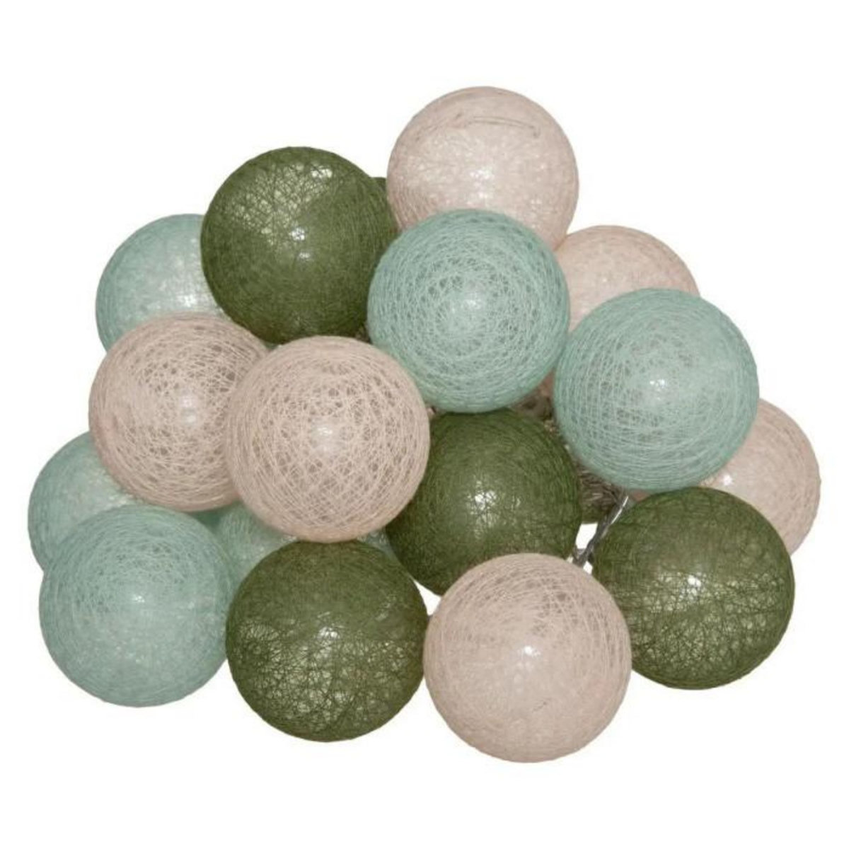 ATMOSPHERA Guirlande Led 20 Boules  Army  435cm Multicolore