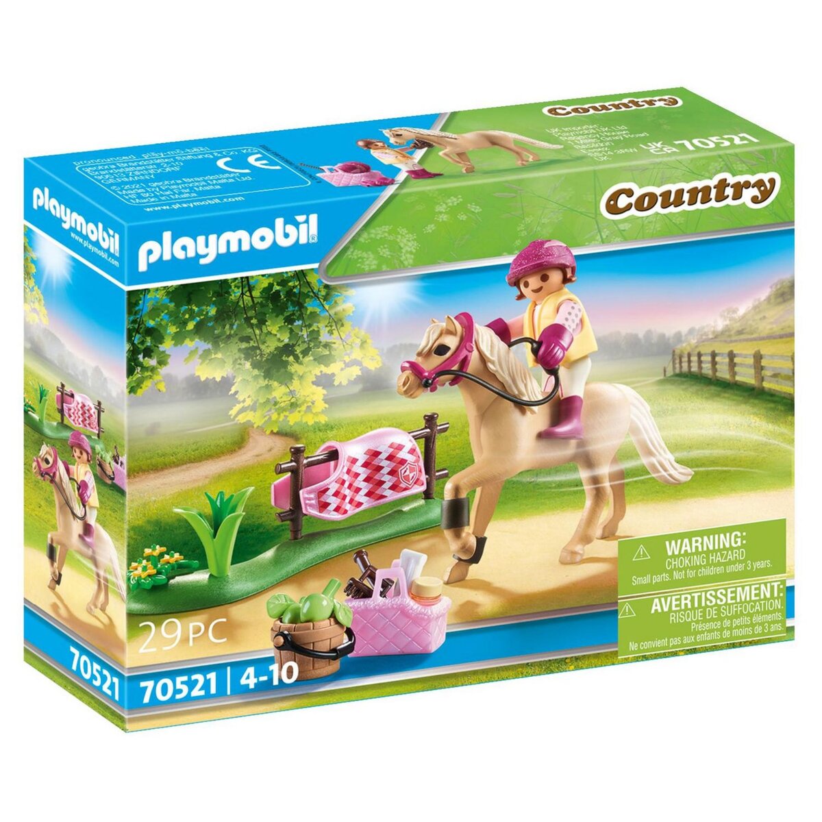 PLAYMOBIL 70521 - Country Cavalière et son poney pas cher 