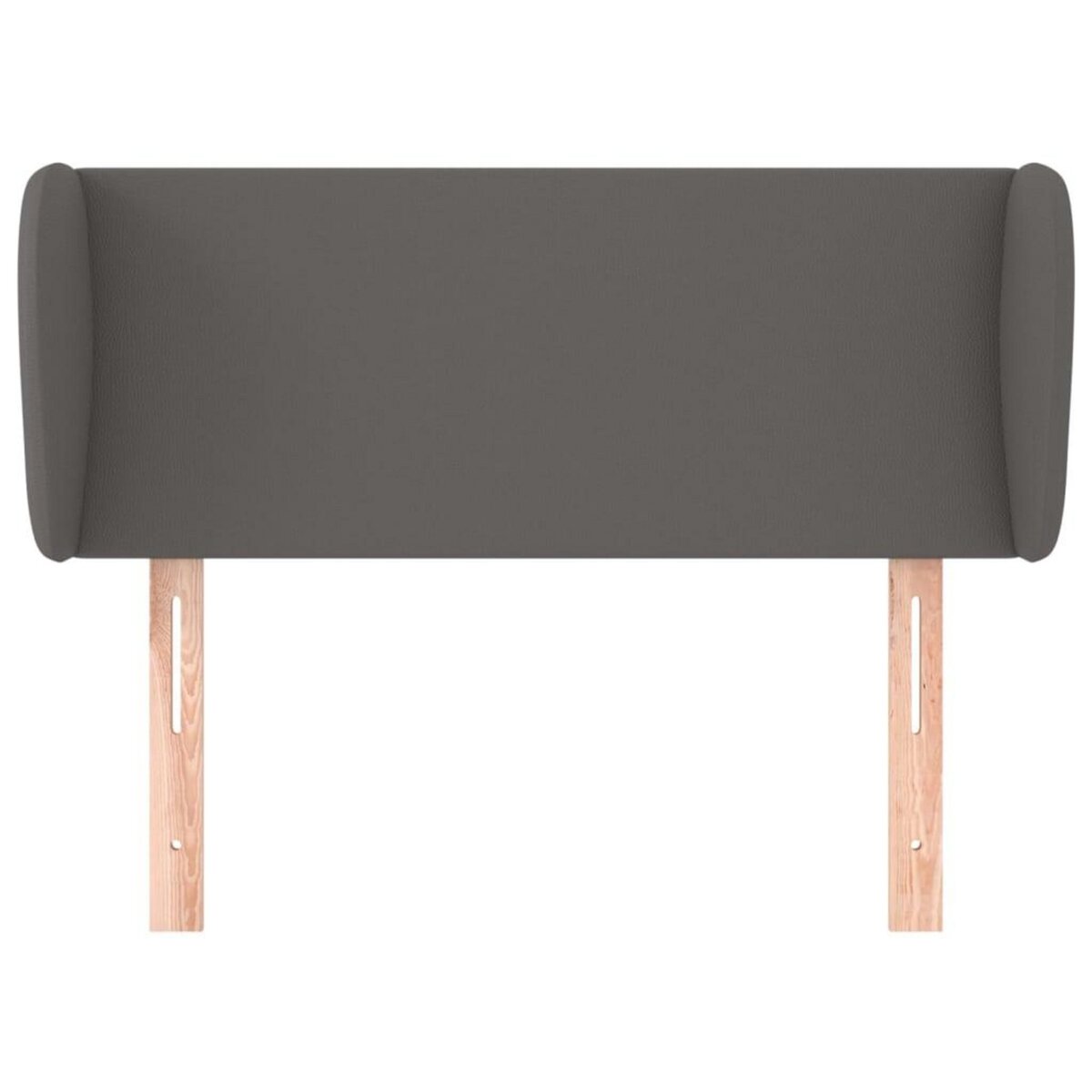 VIDAXL Tete de lit avec oreilles Gris 83x23x78/88 cm Similicuir