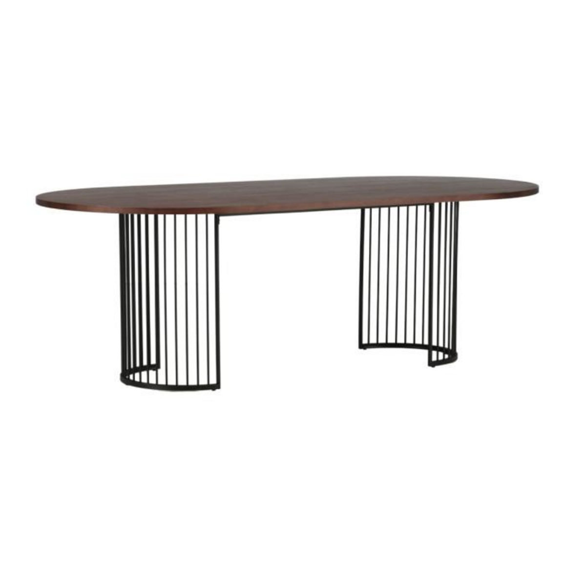 Paris Prix Table à Manger Ovale  Hamneskär  220cm Noyer