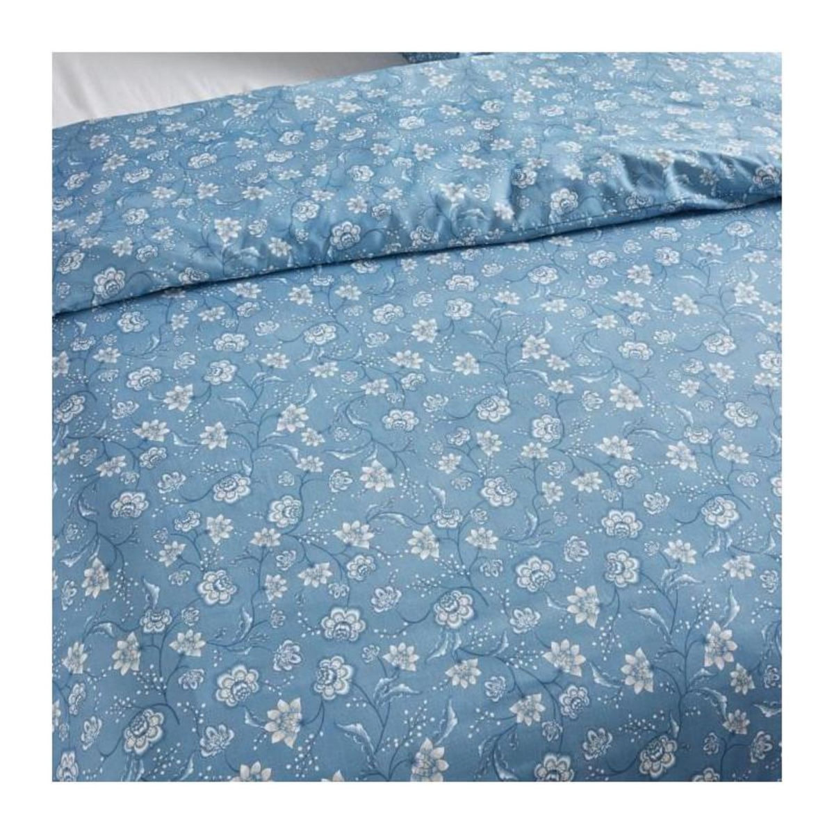 Today Parure de lit - TODAY Crazy - Imprimé Floral - 2 personnes - 220 x 240 cm - Bleu