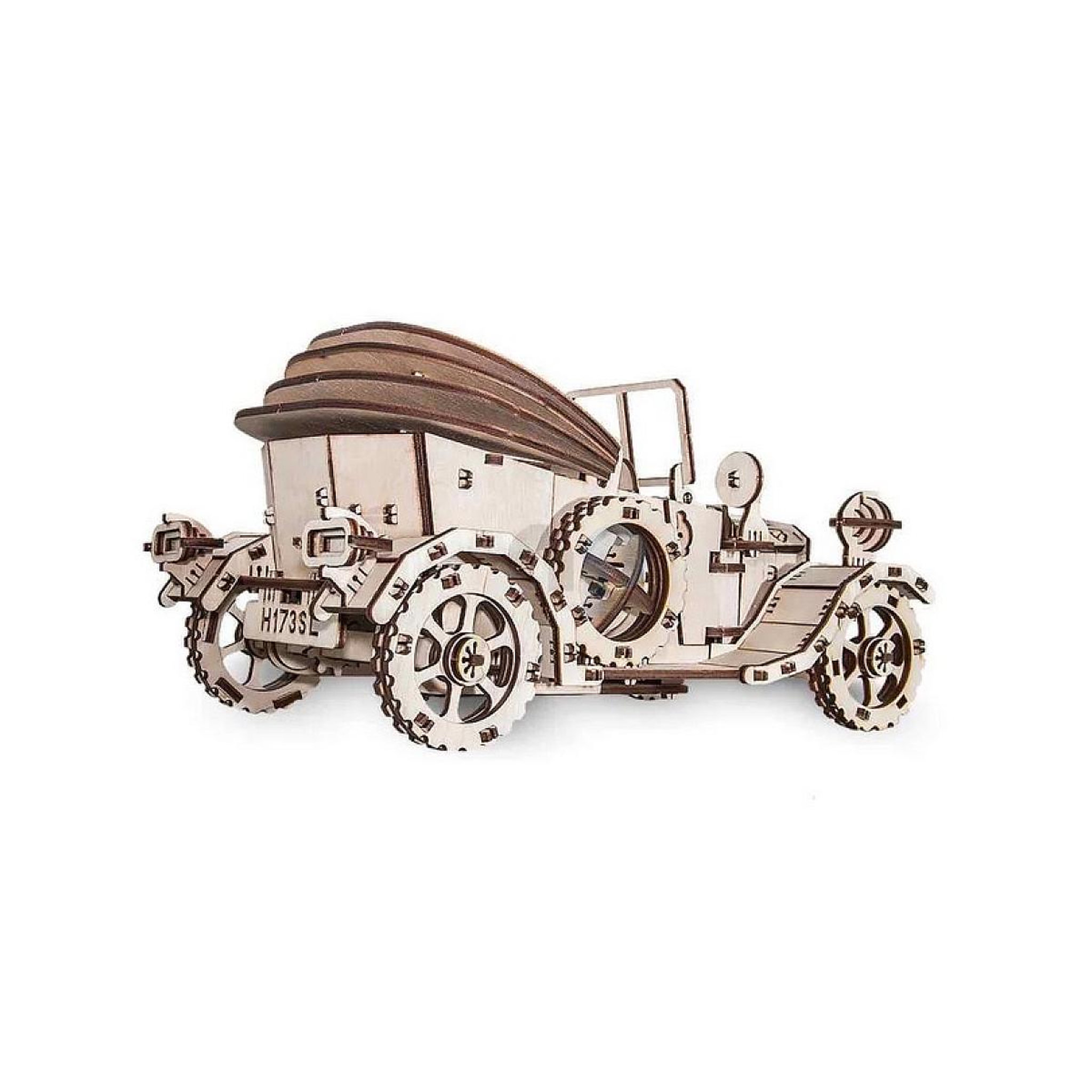 Voir la diapositive 3 : Graine créative Maquette en bois 3D Voiture retro